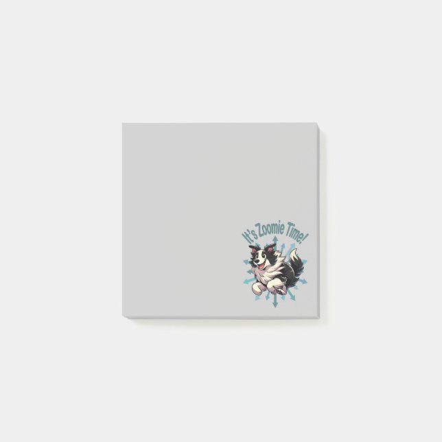 Notas Post-it® Es Zoomie Time Border (Anverso)
