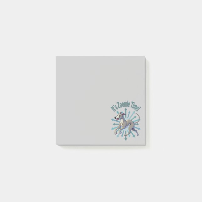 Notas Post-it® Es Zoomie Time Greyhound (Anverso)