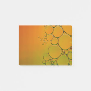Notas Post-it® esas burbujas naranjas