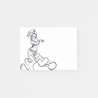 Notas Post-it® Esbozos de bailarina de flamenco