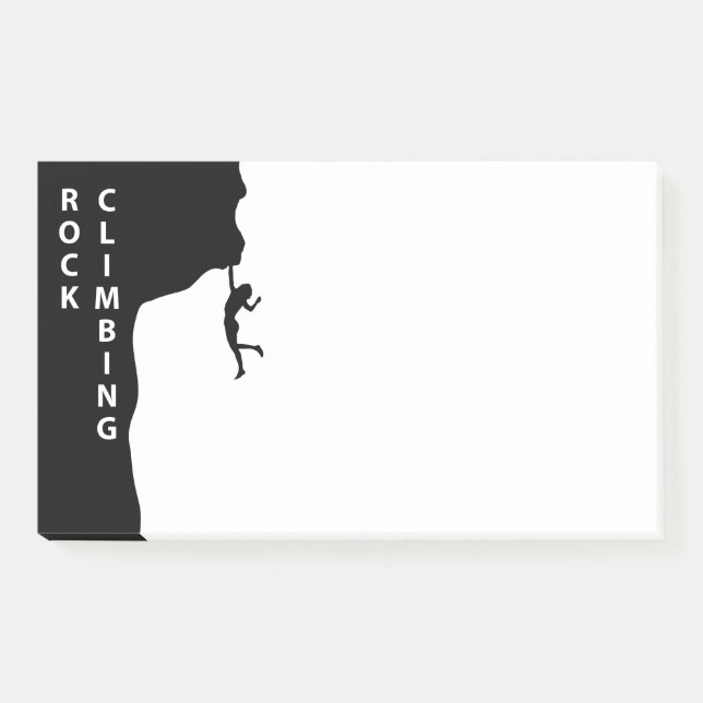 Notas Post-it® Escalada de rocas (Anverso)