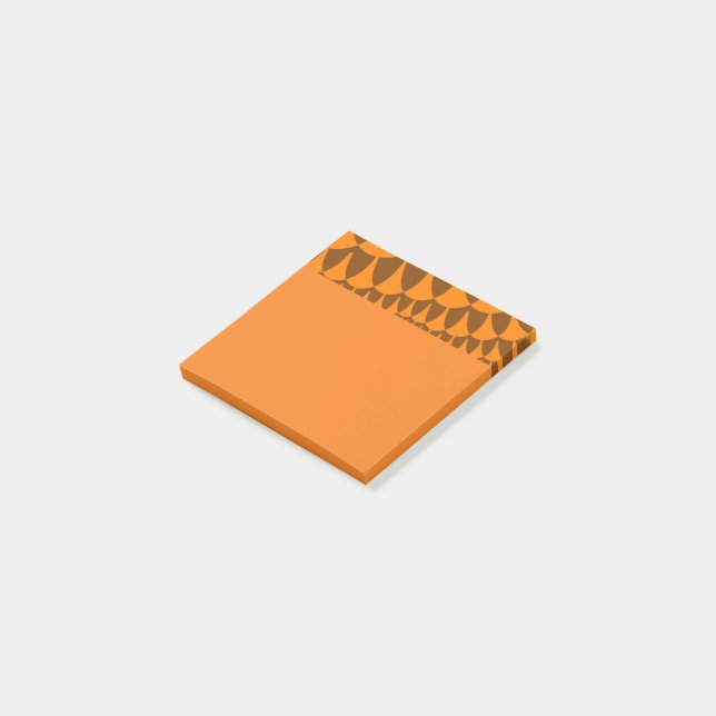 Notas Post-it® Escalas Brown y Naranja (En perspectiva)