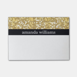 Notas Post-it® Escamas elegantes del oro