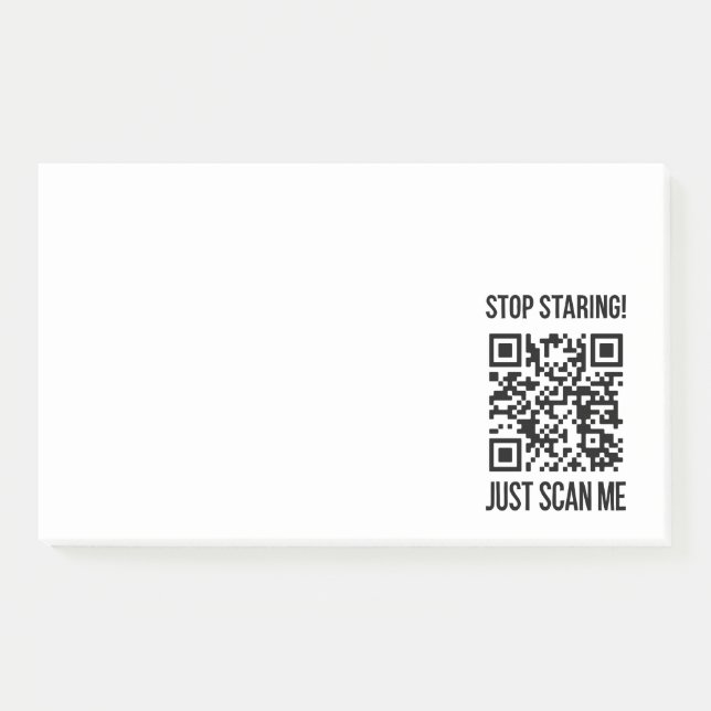 Notas Post-it® Escanear mi código QR: crear tu futuro (Anverso)