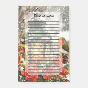 Notas Post-it® Escena festiva de invierno en Wonderland