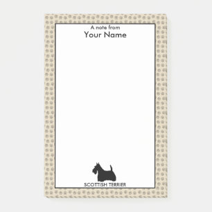 Notas Post-it® Escocés personalizado y de encargo Terrier del