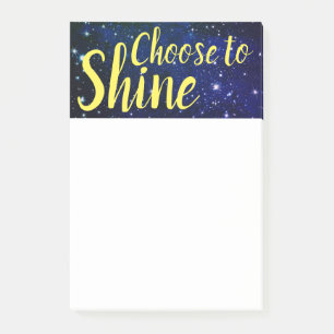 Notas Post-it® Escoja entre brillar estrellas Cosmos