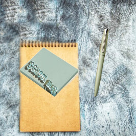 Notas Post-it® Escolar luz 3D