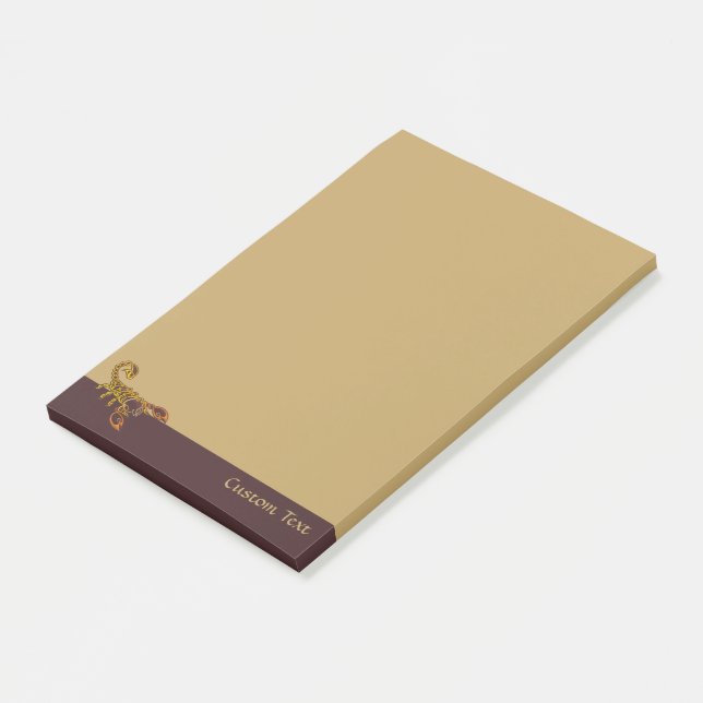 Notas Post-it® Escorpión de nudo celta (En perspectiva)