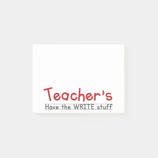 Notas Post-it® Escribir artículos del profesor (Anverso)