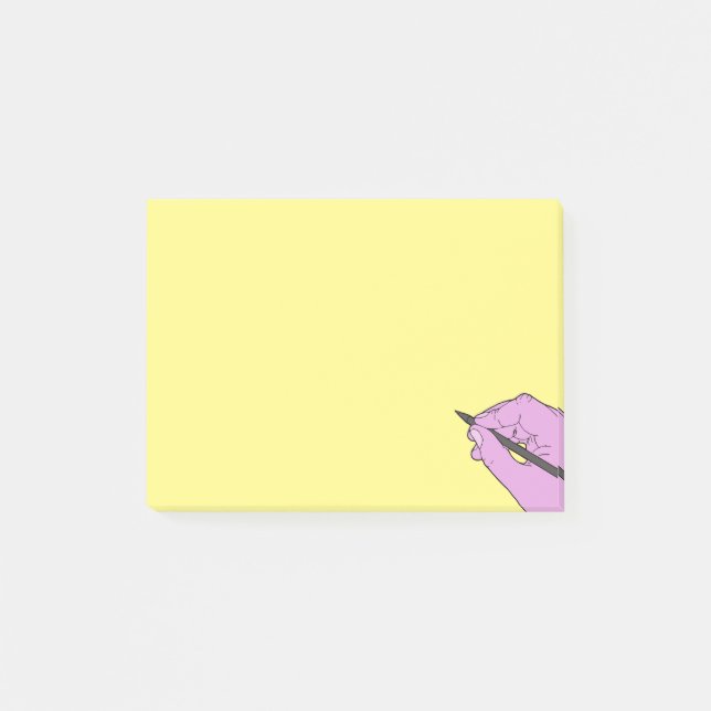 Notas Post-it® Escritura manual (Anverso)