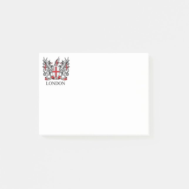 Notas Post-it® Escudo de Londres (Anverso)