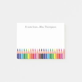 Notas Post-it® Escuela de profesores personalizada