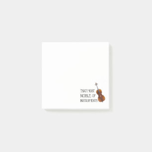 Notas Post-it® Ese la más noble de instrumentos - violoncelo