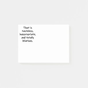 Notas Post-it® Eso no tiene sabor