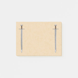 Notas Post-it® Espada medieval de Norman