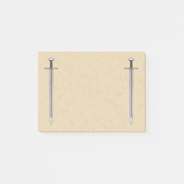 Notas Post-it® Espada medieval de Norman (Anverso)