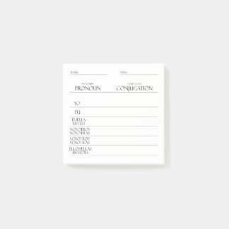 Notas Post-it® Español | Práctica de conjugación de verbos