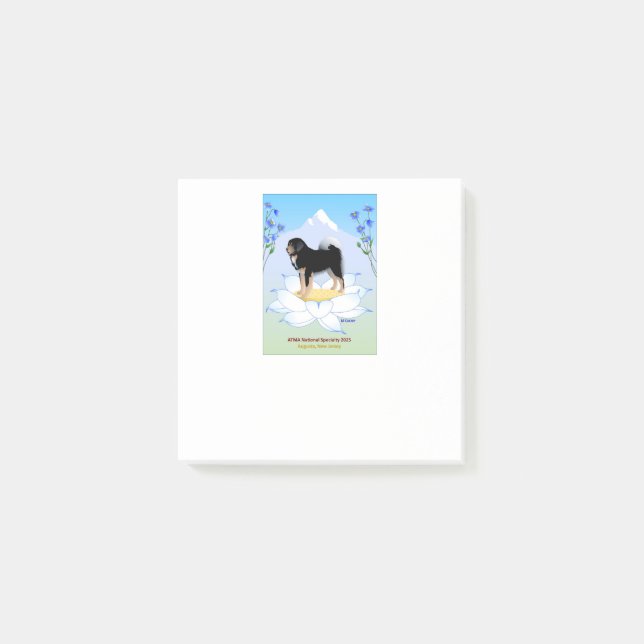 Notas Post-it® Especialidad Tibetan Mastiff Post-It Notes (Anverso)