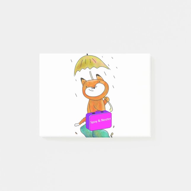 Notas Post-it® espía n neuter cat (Anverso)