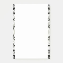 Notas Post-it® Espiral negra y blanca