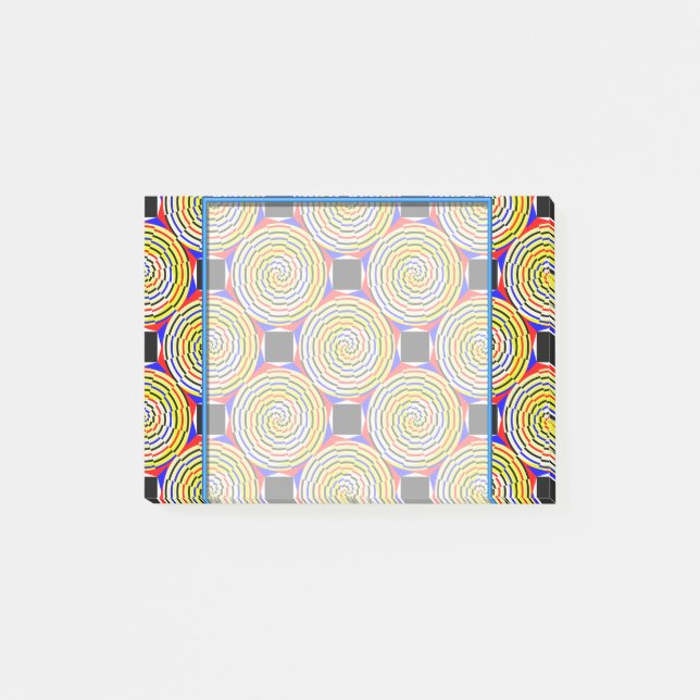 Notas Post-it® Espirales amarillas de Kenneth Yoncich (Anverso)