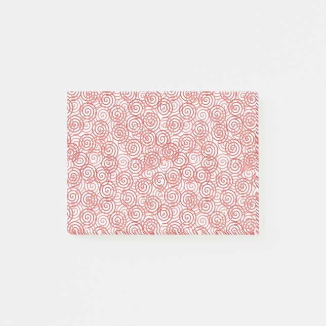 Notas Post-it® Espirales de Boho (Anverso)