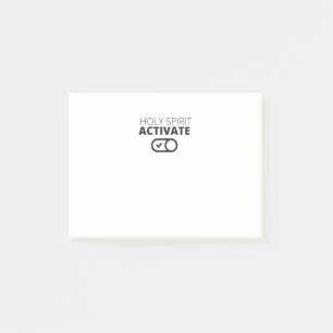 Notas Post-it® Espíritu Santo B/W Activar Icono Gosp de gráficos 