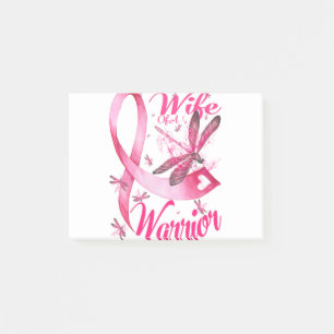 Notas Post-it® Esposa De Un Cáncer De Mama De Dragonfly Guerrero