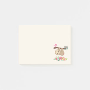 Notas Post-it® Espuma marrón aguda colgando boca abajo