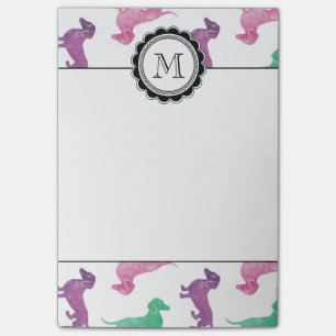 Notas Post-it® Está lloviendo Dachshunds