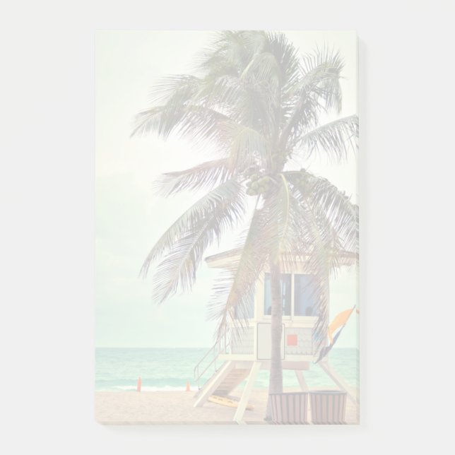 Notas Post-it® Estación |Florida del salvavidas (Anverso)