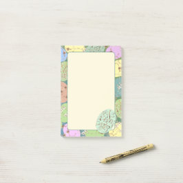 Notas Post-it® Estacionamiento de huevos de Rosa de Pascua