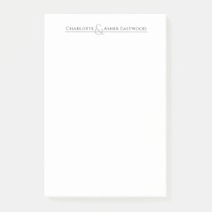 Notas Post-it® Estacionamiento de parejas personalizadas