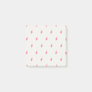 Notas Post-it® Estacionamiento elegante de relámpago rosa de vuel