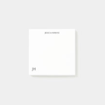 Estacionamiento personal simple Monograma blanco