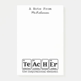 Notas Post-it® Estacionario del tema de la ciencia de la apreciac