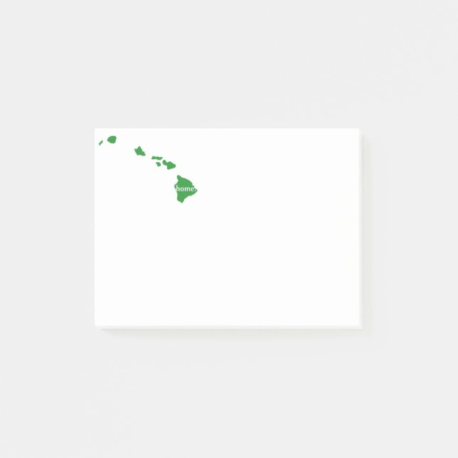 Notas Post-it® Estado de origen de Hawaii (Anverso)