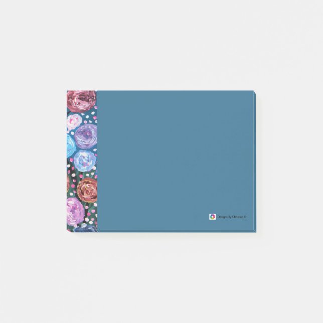 Notas Post-it® Estallido de la flor (Anverso)