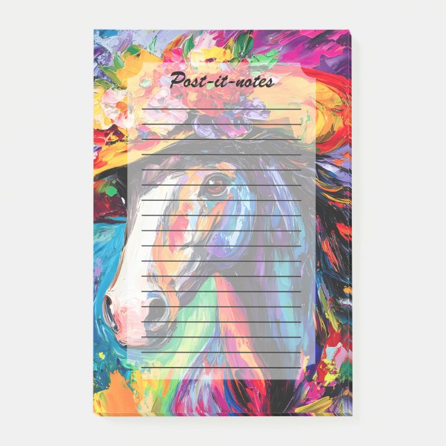 Notas Post-it® Estallido floreciente (Anverso)
