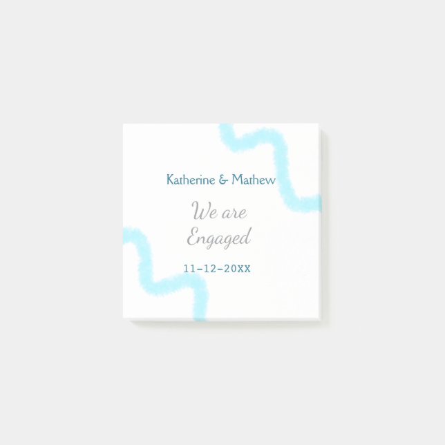 Notas Post-it® Estamos comprometidos con la espiral de acuarela g (Anverso)