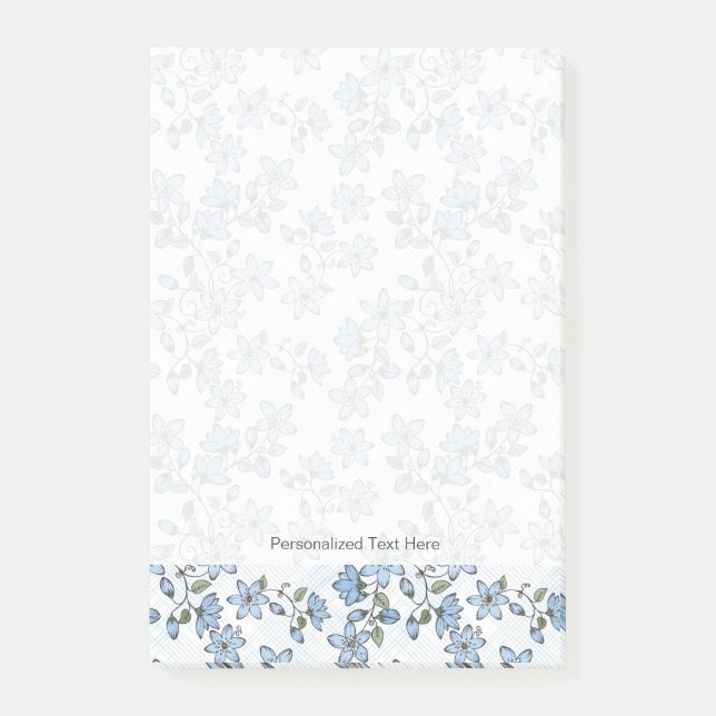 Notas Post-it® Estampado de flores 2 2 (Anverso)