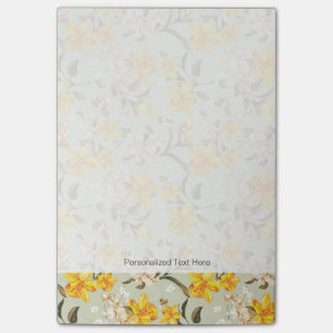 Notas Post-it® Estampado de flores brillante hermoso elegante