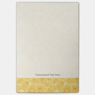 Notas Post-it® Estampado de flores del verano en colores