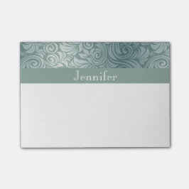 Notas Post-it® Estampado de flores elegante