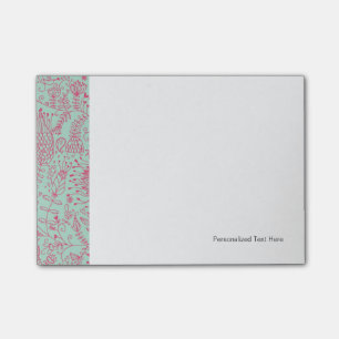 Notas Post-it® Estampado de flores lindo del verano