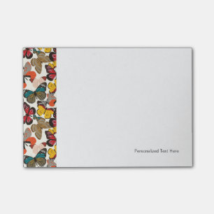 Notas Post-it® Estampado de flores retro