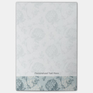 Notas Post-it® Estampado de flores retro con las flores del
