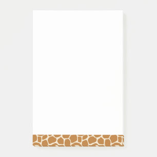 Notas Post-it® Estampado de girafa