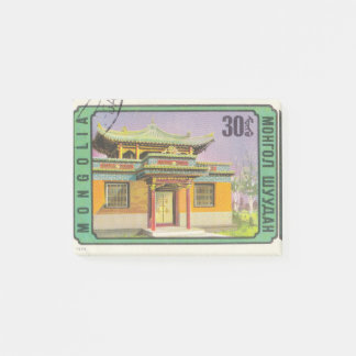 Notas Post-it® Estampilla de rehenes mongol-shuudan con pagoda